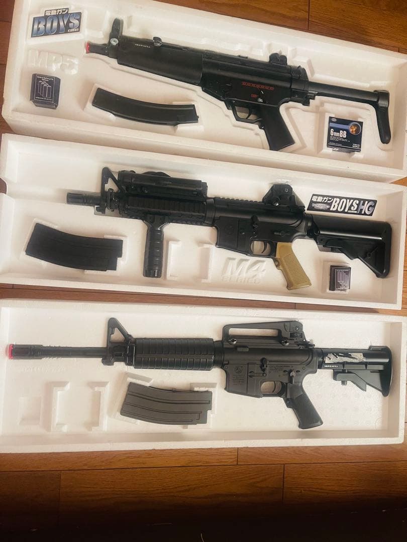 トイガンセット MP5 A5 SOPMOD M4 M4A1