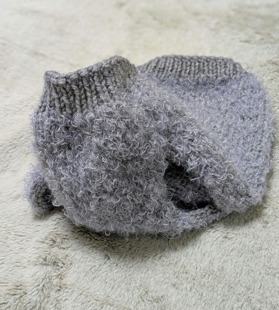 ニット背中側首周り