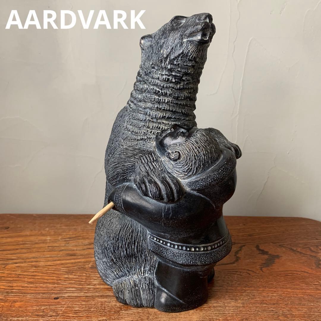 ビンテージ　シロクマ　エスキモー　ネイティブアメリカン　ハンドクラフト　彫刻