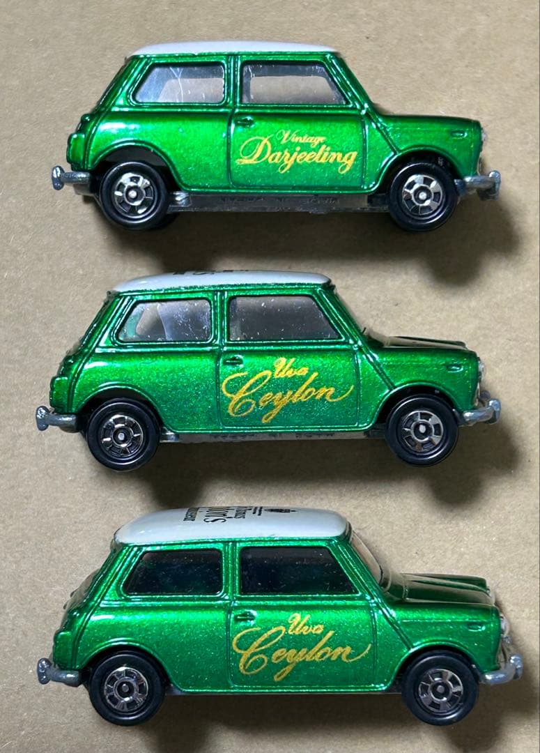 トミカ ミニクーパー リプトン グリーンメタ 3台セット