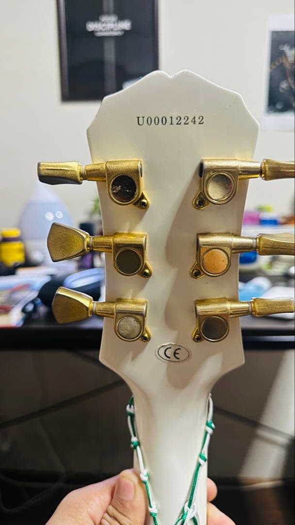 レスポールスタイル エレキギター ホワイト