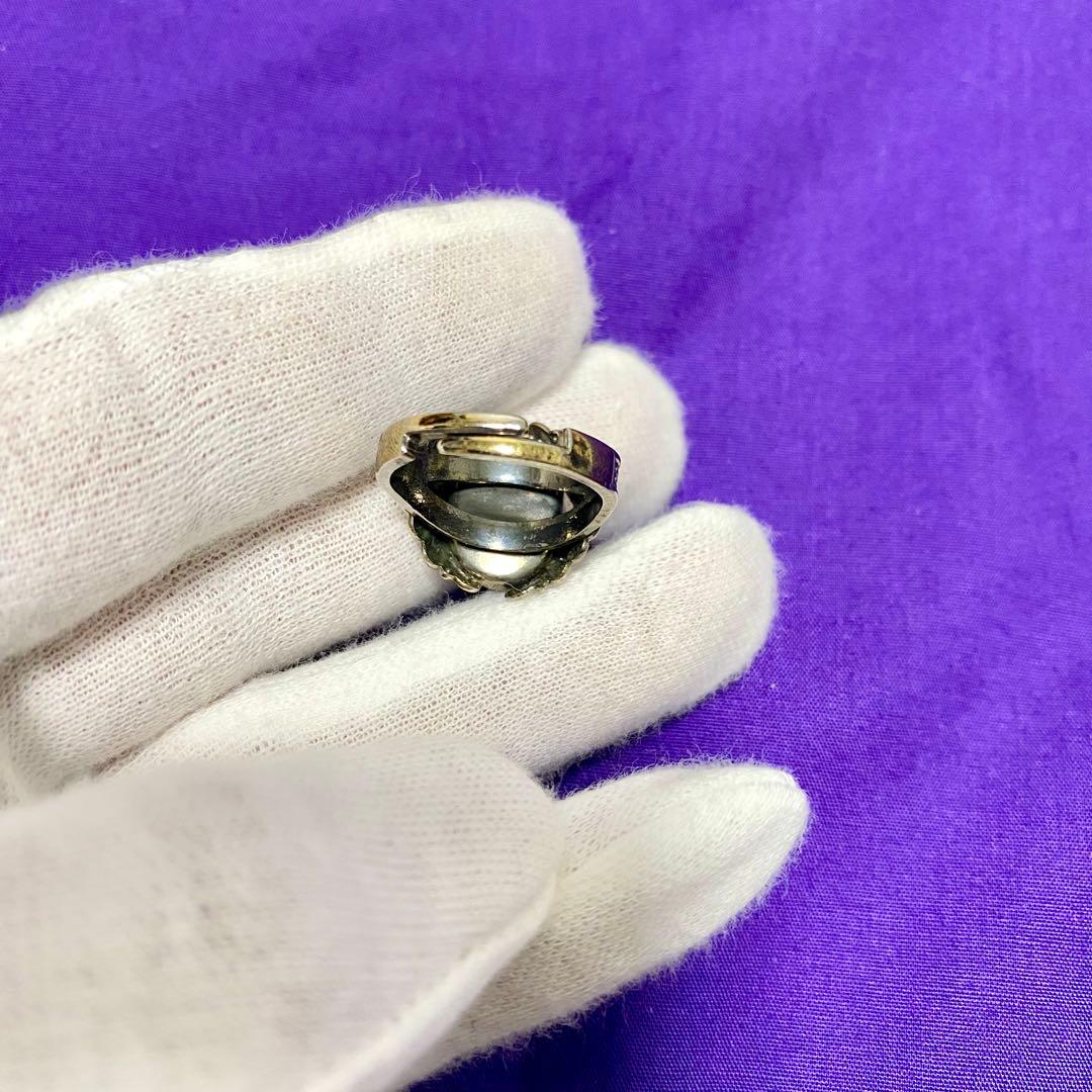 【上級呪物】蒼煌の指環 ～深青霊石が導く洞察と守護の環～