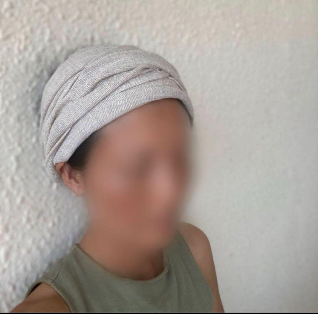 リネンメッシュ　アレンジロングリボン　ターバン　ヘアターバン　アレンジ無限