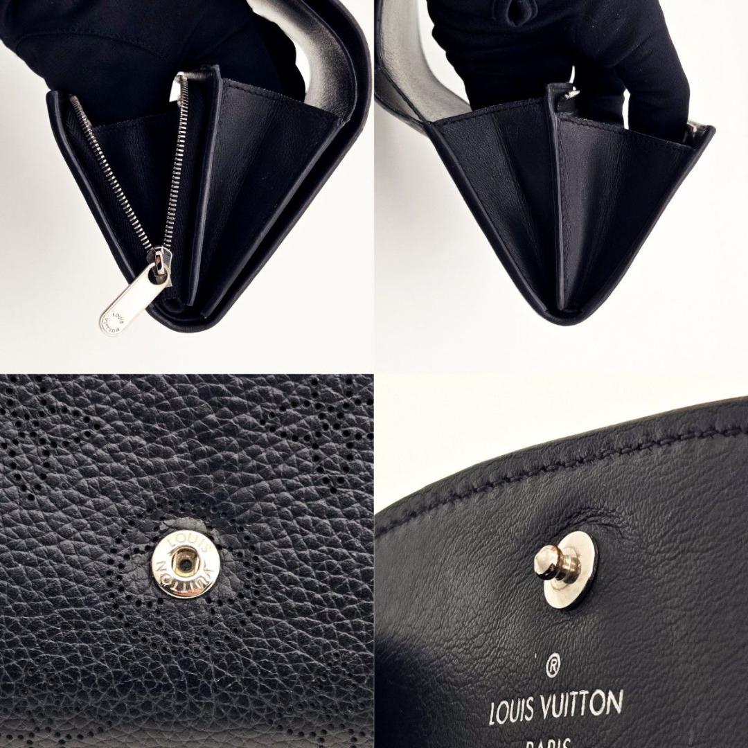 るん ルイヴィトン 財布 イリス コンパクト マヒナ ブラック A707