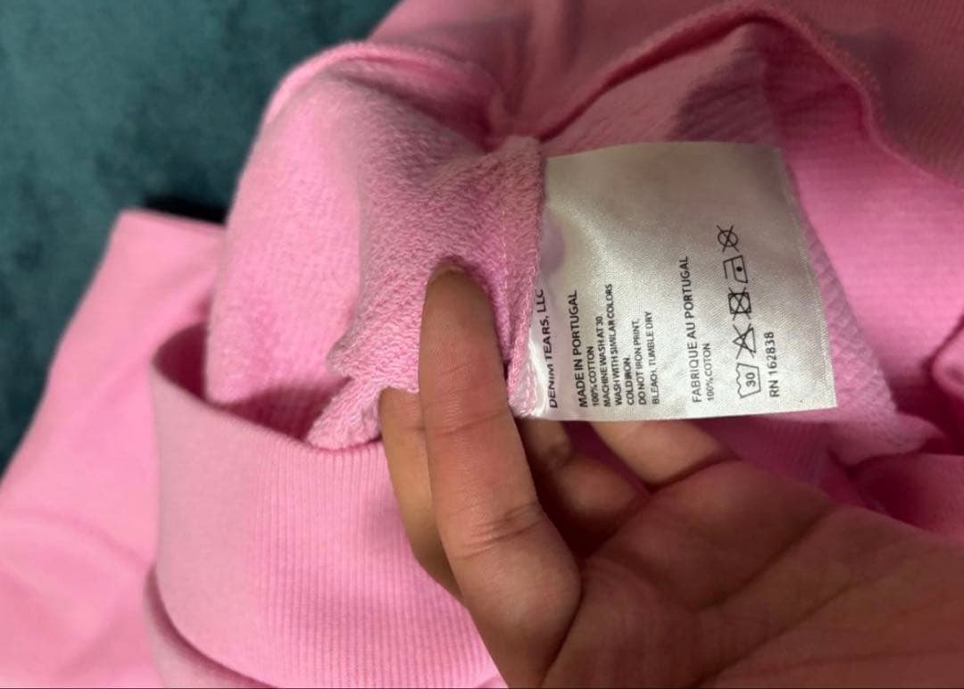 DENIM TEARS フラワーパターン パーカー Sサイズ