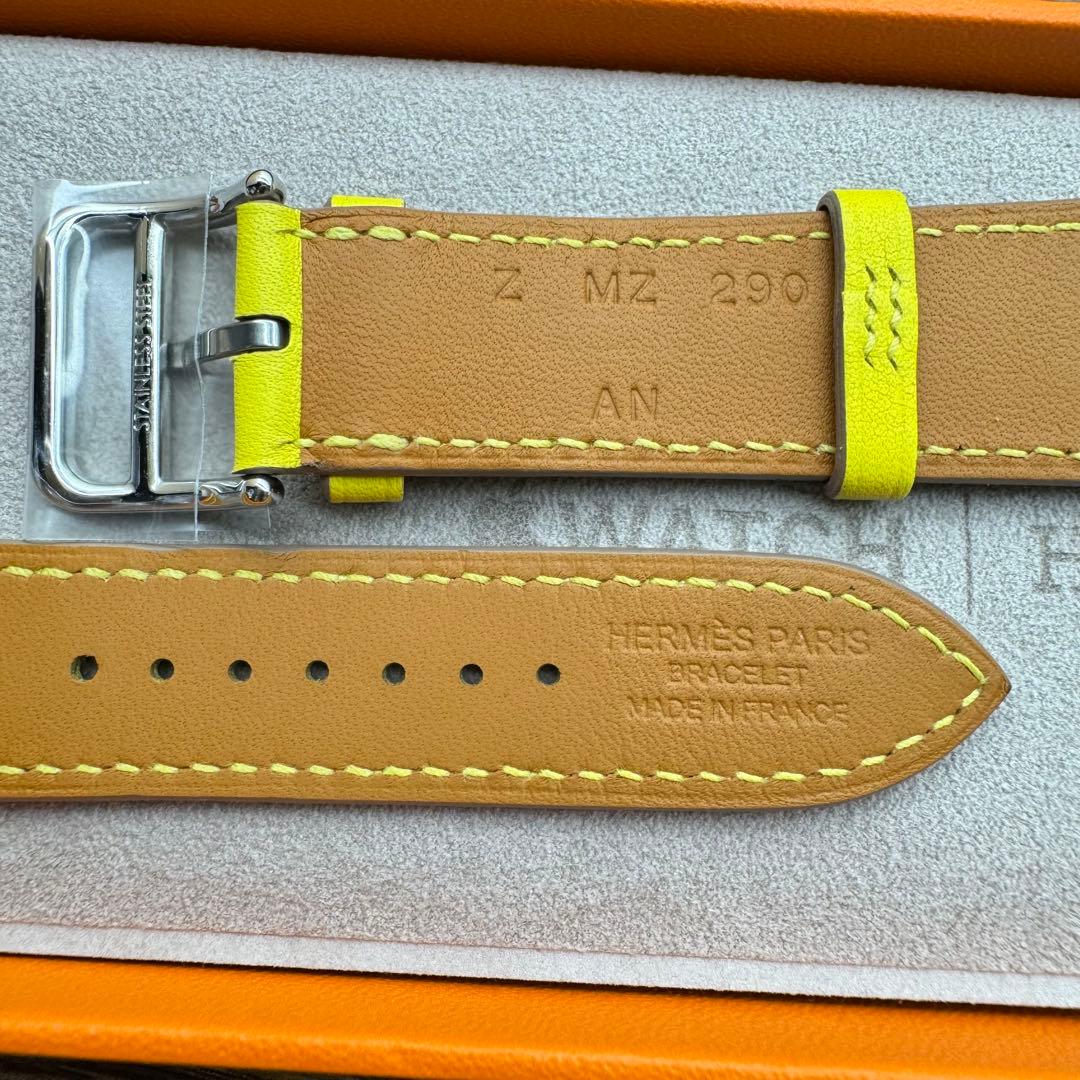 2109 Apple Watch エルメス　イエロー　ライム　HERMES