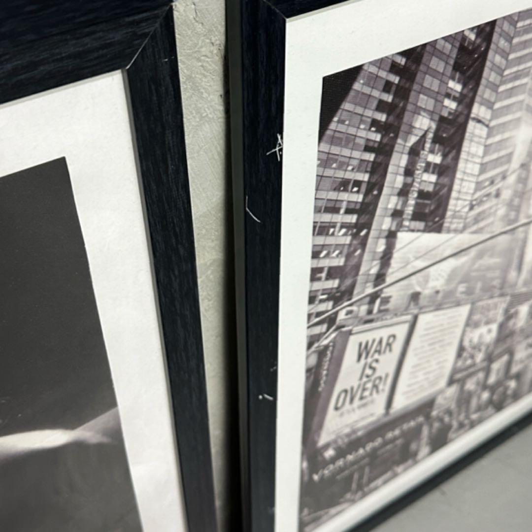 A3 ポスター アート 絵 額縁 フレーム付 一点物 店舗 展示品 6枚セット