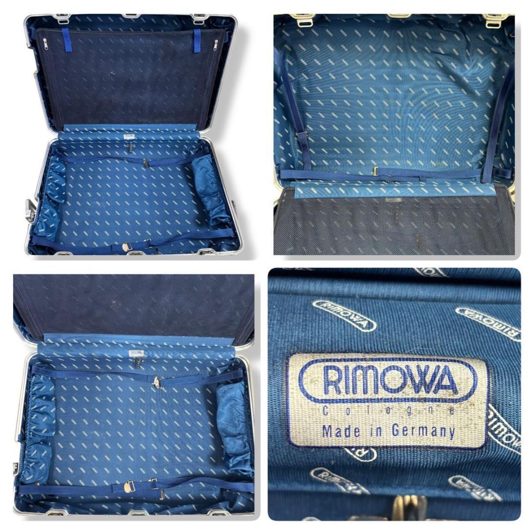 極美品 リモワ トパーズ サイドハンドル プルタブ 82L 4輪 スーツケース