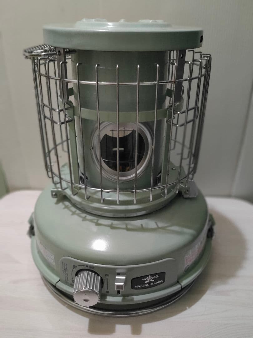 センゴクアラジン SAG-BF02A ミントグリーン・カセットガスストーブ