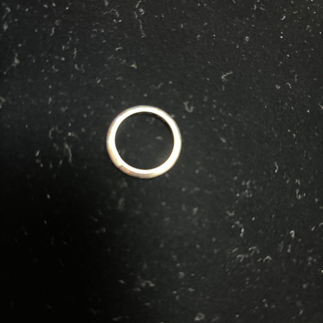 ティファニーナイフエッジリング約7号PT950プラチナ2.0g