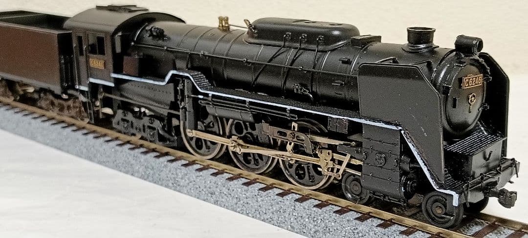 HOゲージ、カツミ、C62蒸気機関車、メンテナンス済