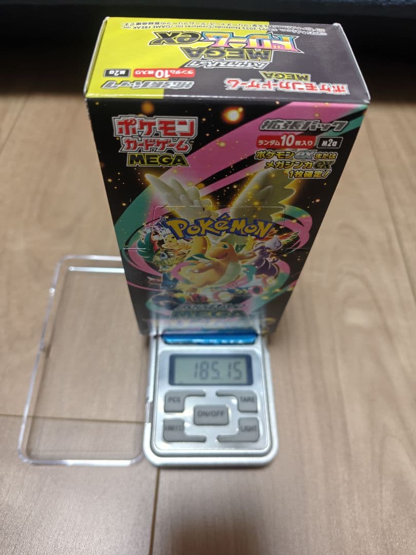 ポケモンカードゲーム MEGAドリームex 3BOX シュリンクなし 高重量