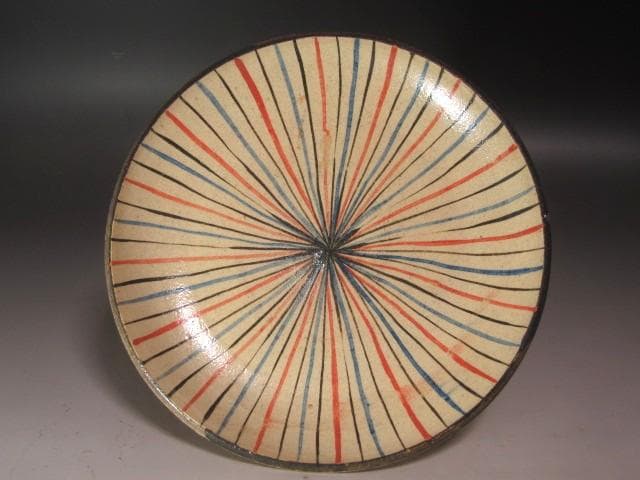 ☆　北大路魯山人　麦藁手皿　黒田陶々庵極めがございます☆y577