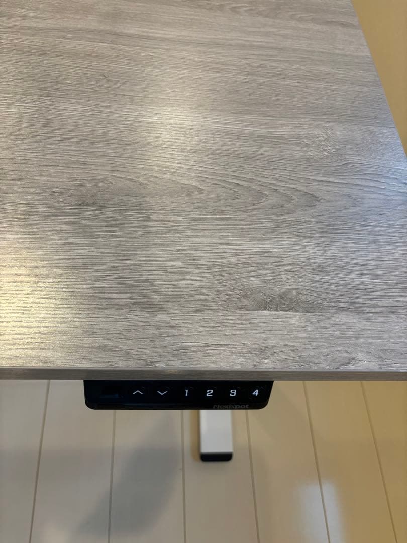 ※今週末までタイムセール　FLEXISPOT 電動式昇降デスク ホワイトウッド