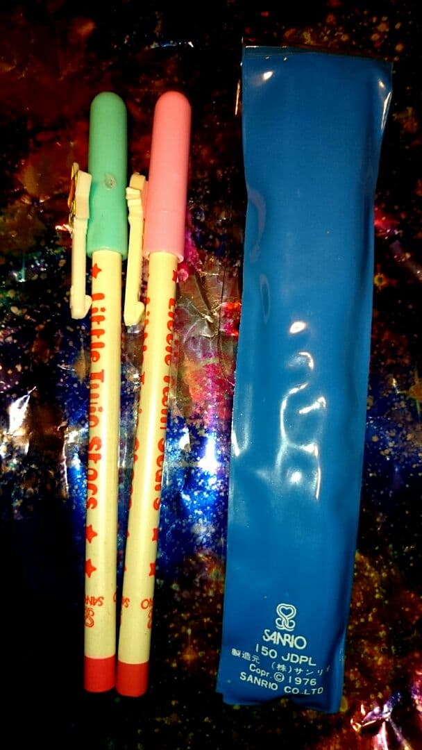 1976年 キキララ えんぴつ キャップ ケース セット サンリオ 昭和レトロ