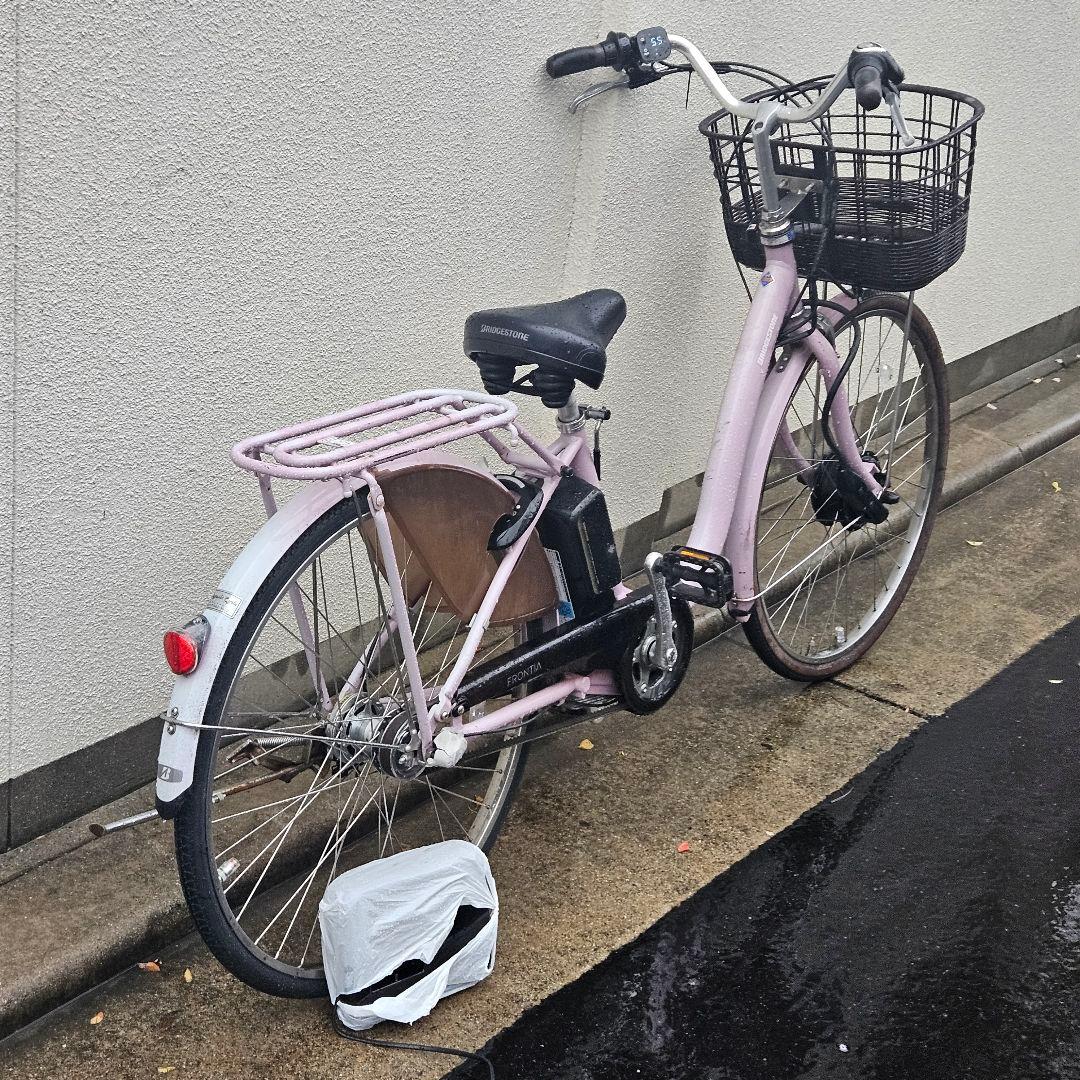 ブリジストン♪電動アシスト自転車♪フロンティア デラックス♪ピンク