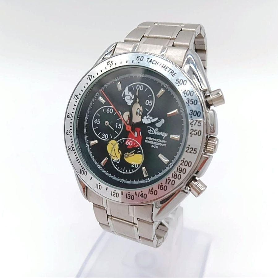 ミッキーマウス クロノグラフ スピードマスター 腕時計 Disney ディズニー
