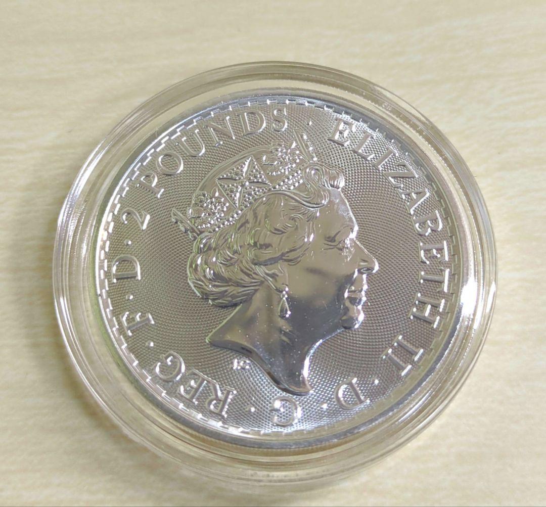 【美品/期間限定値下げ】2023年製 ブリタニア 銀貨 1オンス