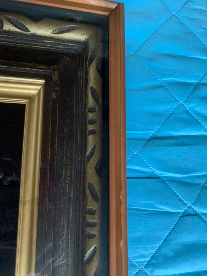 特選美術品　黄金種子島火縄銃　額縁入り　アンティーク