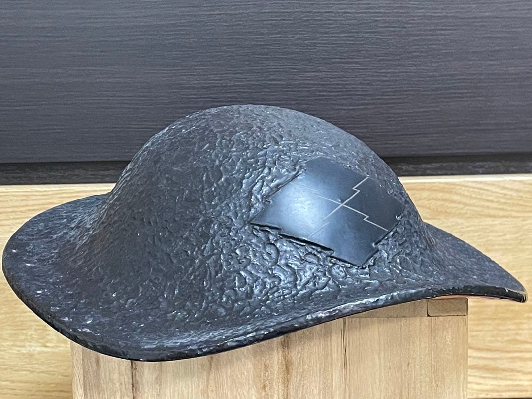 ★時代品★陣笠　兜　戦国　武将　大名　江戸時代　黒漆塗　家紋　武具　骨董　古美術