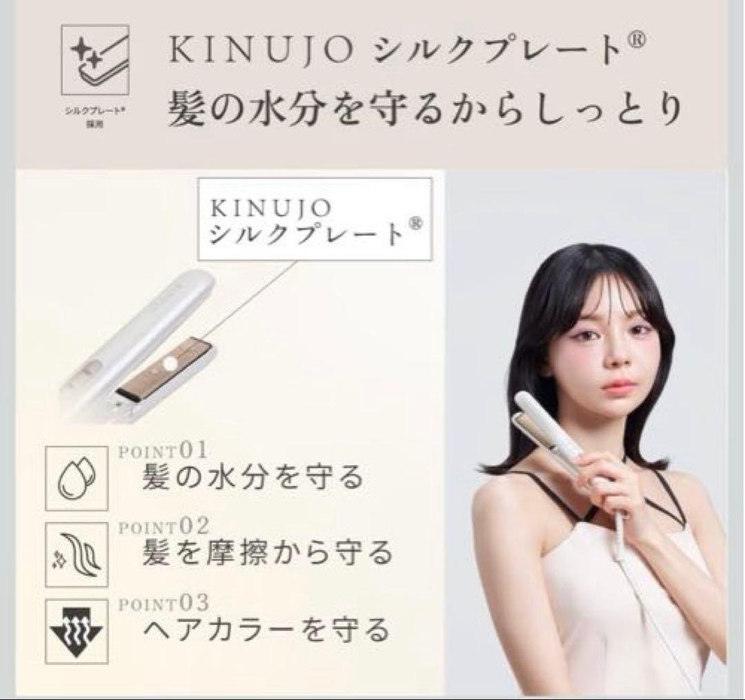 KINUJO 絹女　海外対応 ミニアイロン ドゥー MINI IRON deux