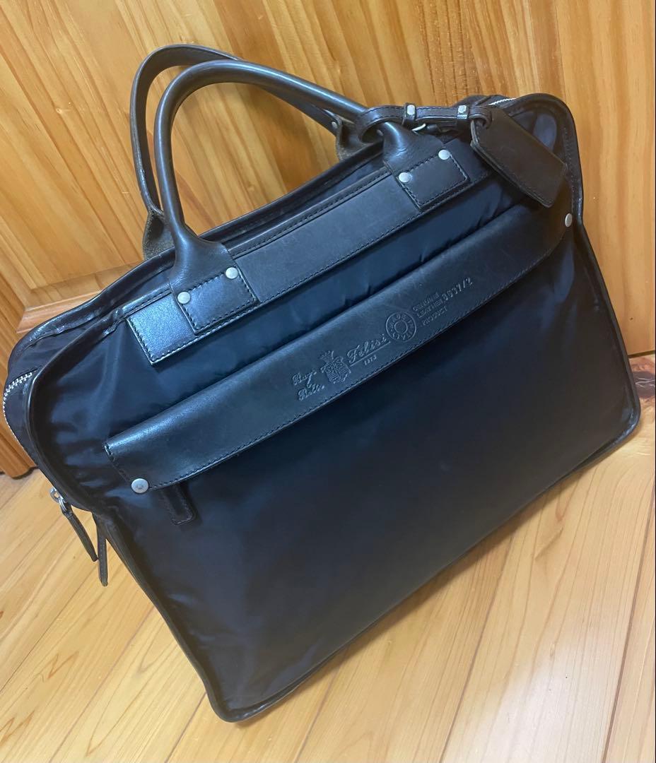 フェリージ felisi 8637 黒 定番ブリーフケース ビジネスバッグ