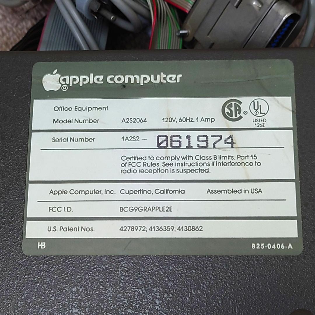 s*w様 ジャンク APPLEⅡe アップル2e アップルコンピューター 周辺機