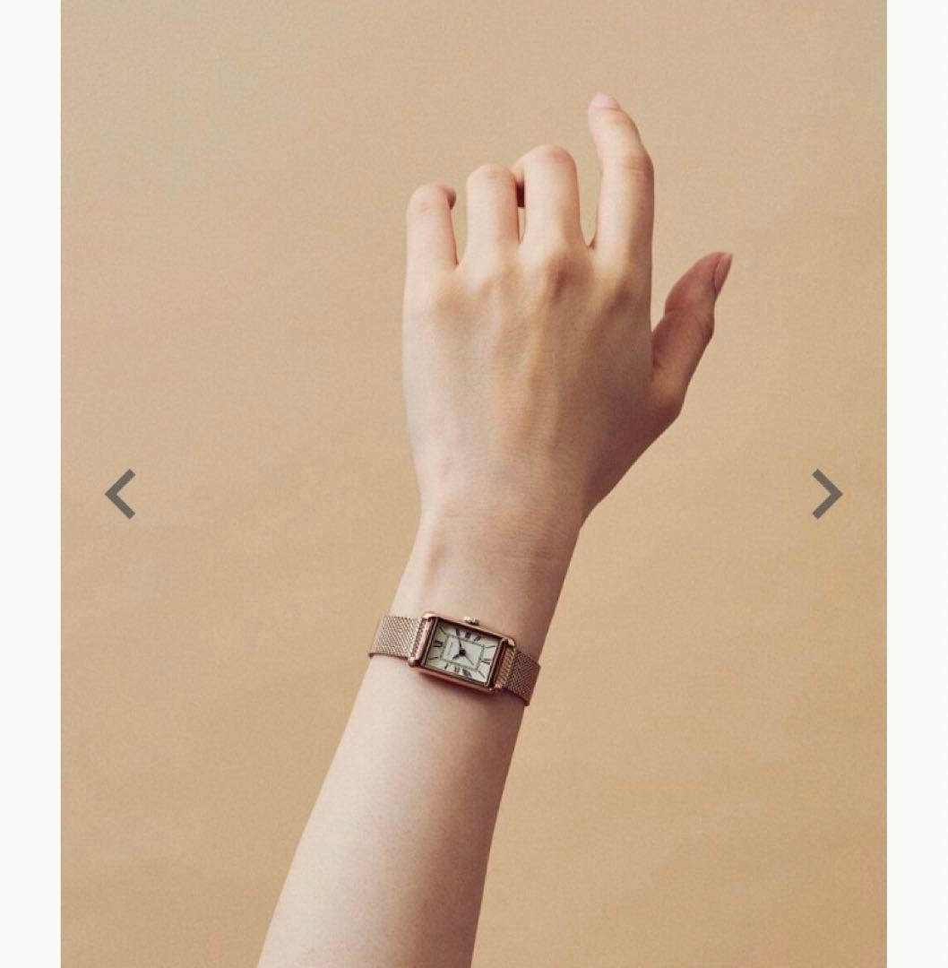 matow 腕時計 ゴールド メッシュ Tsuki シリーズ 朧月 マトウ