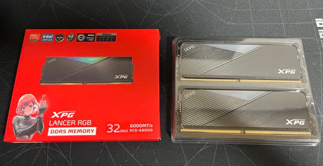 値下げ中⭐︎XPG 64GB DDR5 PCメモリ(32GB×2枚組)