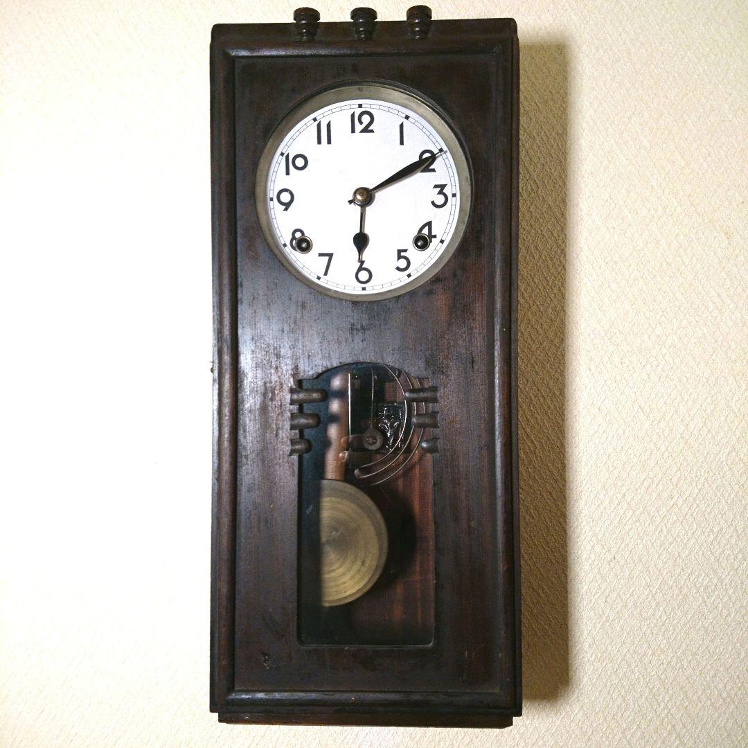 レトロ 振り子時計 メーカー不明