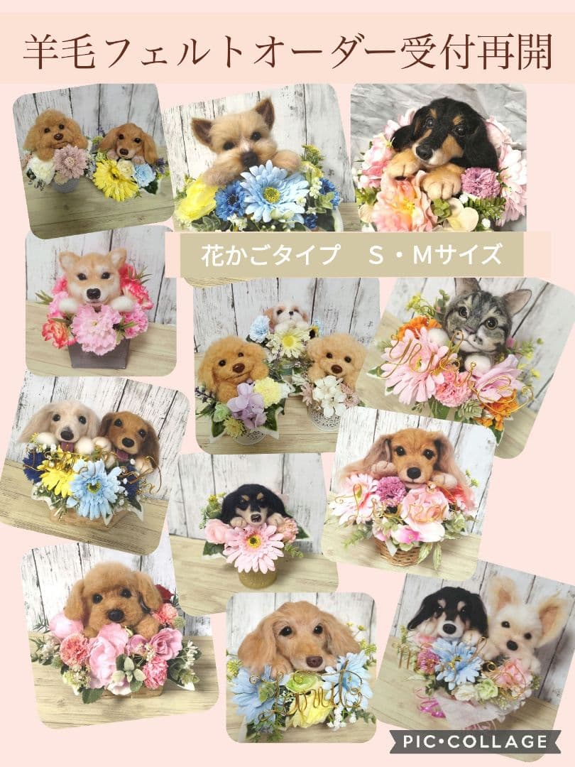 オーダー受付中　羊毛フェルト