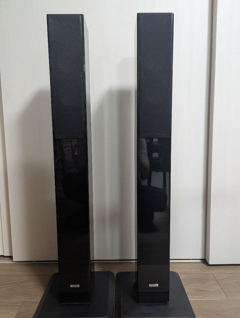 ONKYO オンキョー　トールボーイスピーカー D108E ピアノブラック