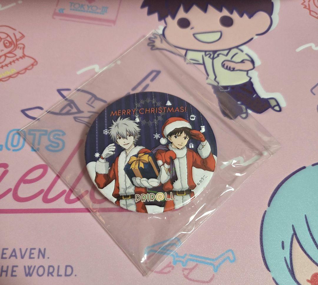 エヴァ　缶バッジ　クリスマス