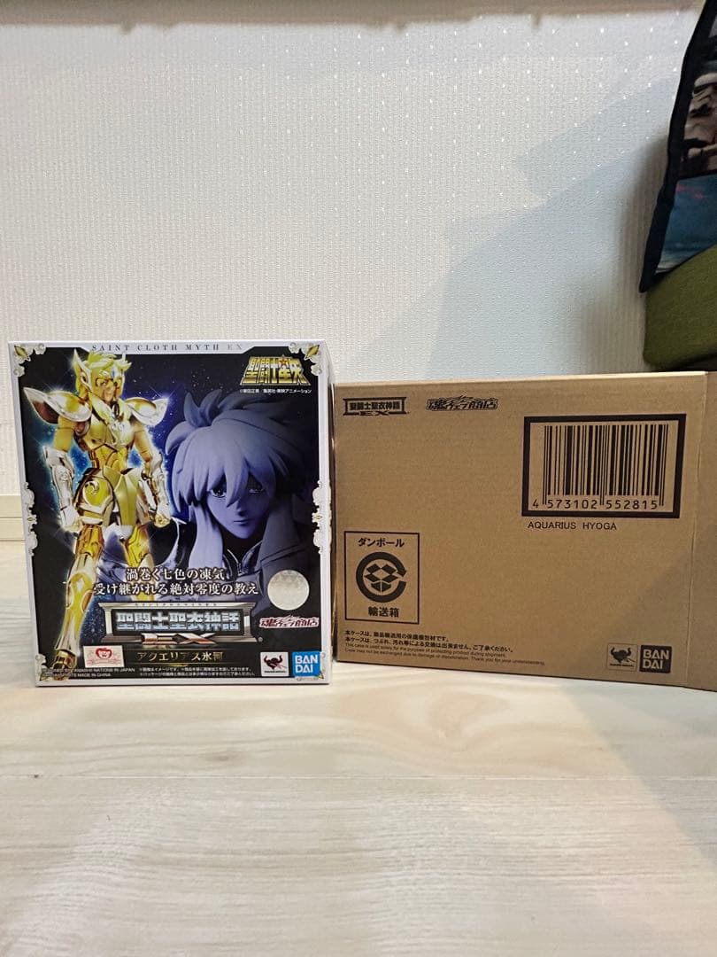 【未開封新品】聖闘士聖衣神話EX アクエリアス 氷河　素体交換用パーツ付属