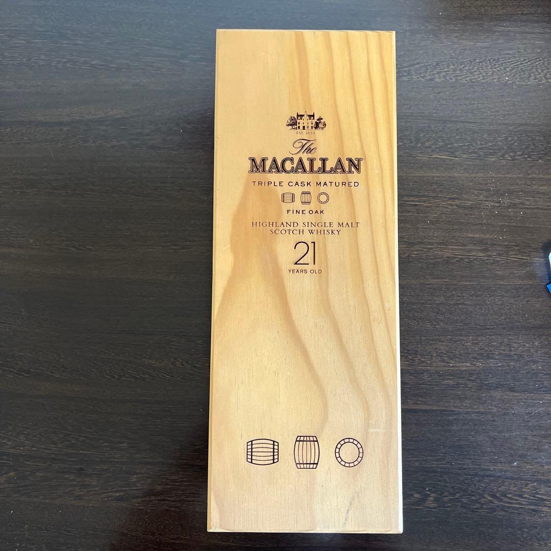 The Macallan 21年 トリプルカスクウイスキー 700ml空瓶