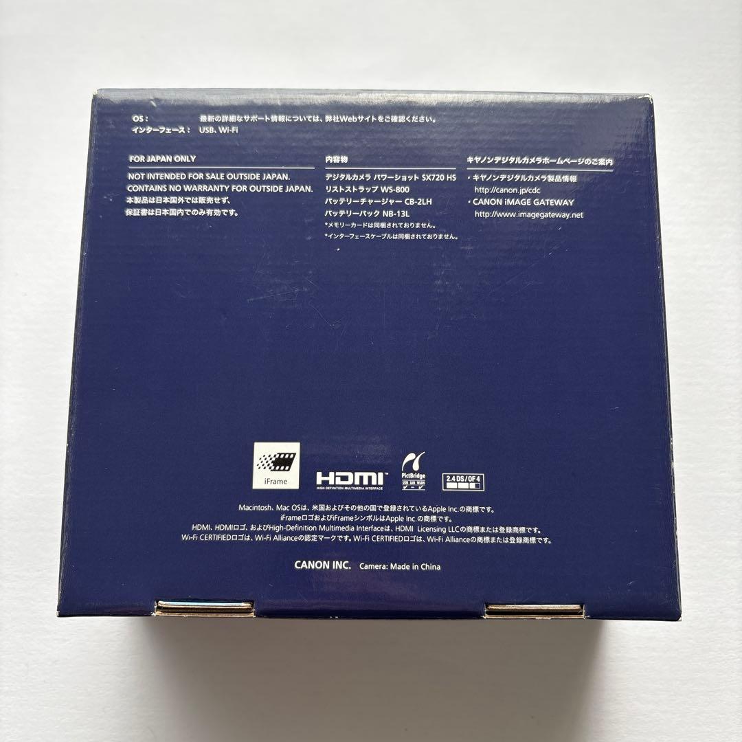 Canon SX720 HS コンパクトデジタルカメラ（SDカード1GB付き）