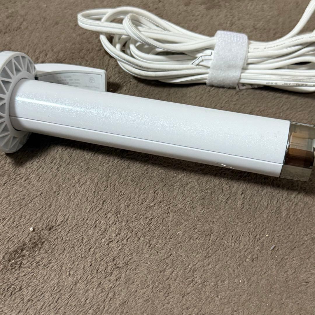 絹女　カールヘアアイロン　パールホワイトKC028