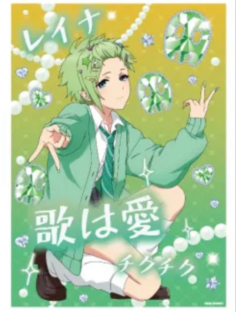 マクロスΔ 池袋デルタ学園 A3 クリアポスター ワルキューレ 5人 セット