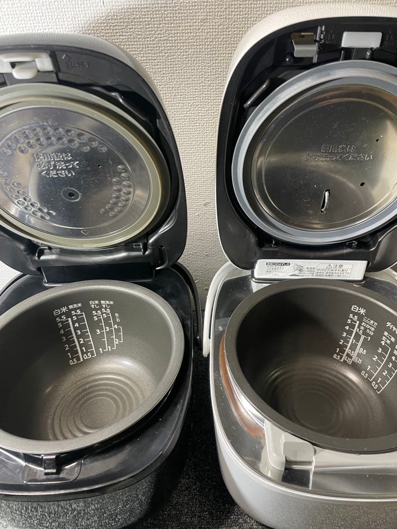 TOSHIBA 多機能炊飯器 黒白セット