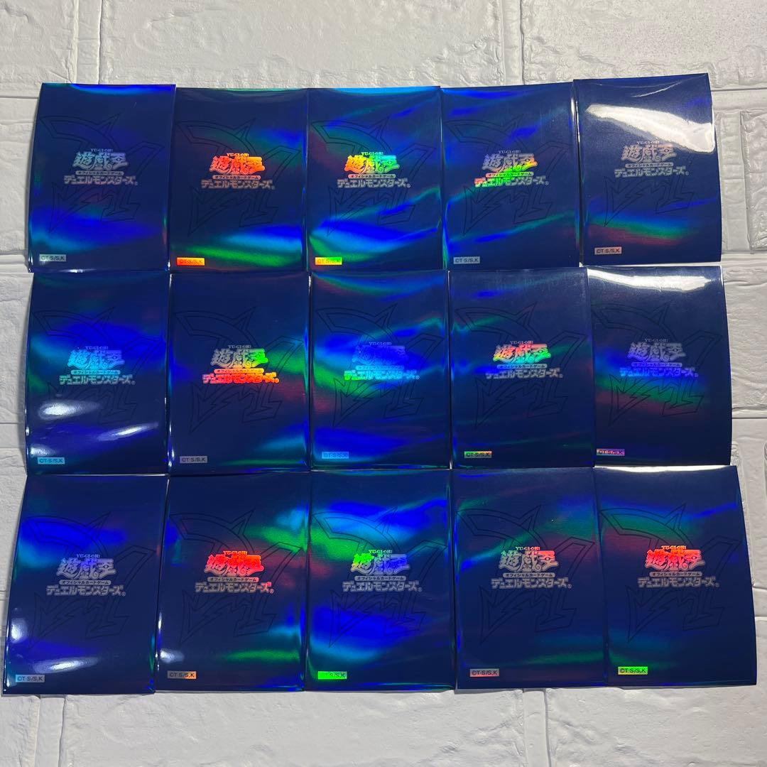 オベリスクブルー　スリーブ　15枚　セット　遊戯王　カードプロテクター　②