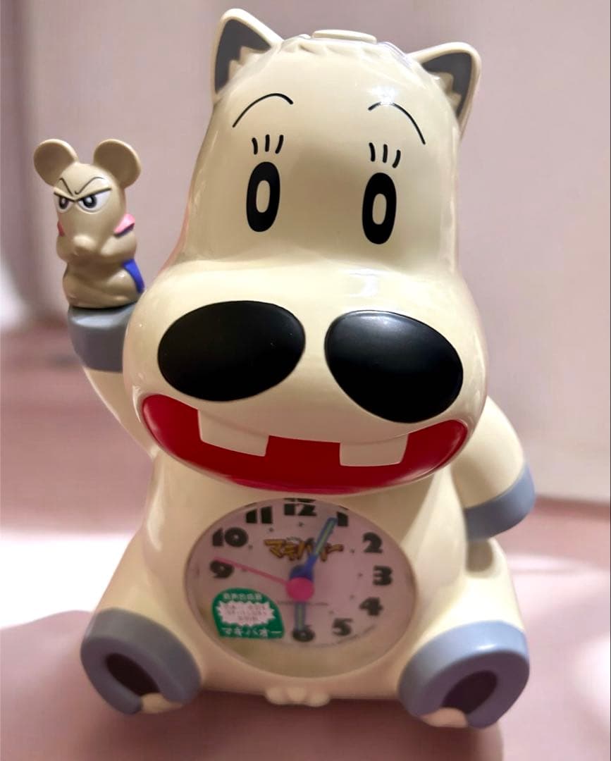 マキバオー　ぬいぐるみ　マスコット　目覚まし時計　レトロ　みどりのマキバオー
