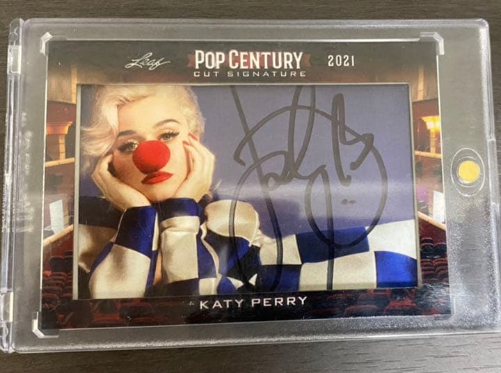 KATY PERRY ケイティペリー　直筆サインカード