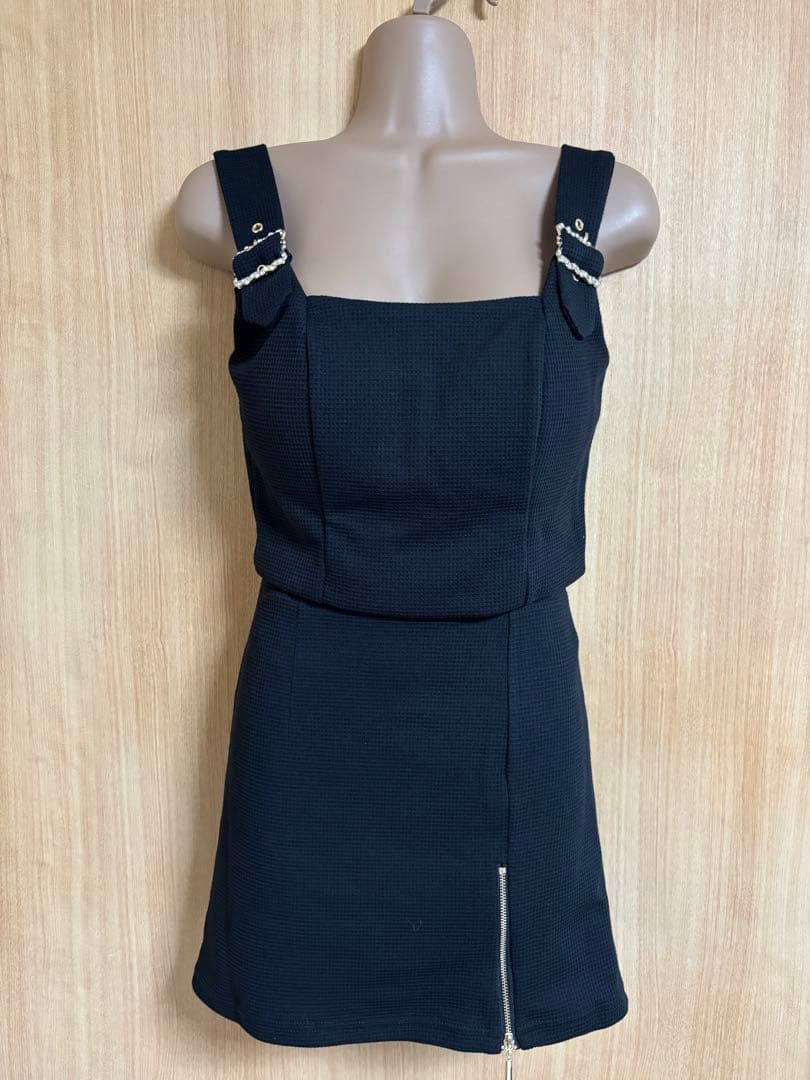 ベルト風ショルダー✖️ジップスリットセットアップM