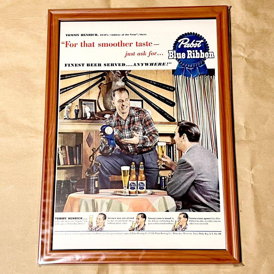 希少品！ Pabst Blue Ribbon パブストブルーリボン ベースボール