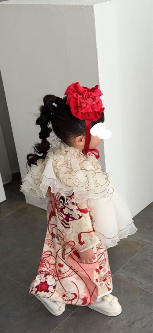 七五三 チュール被布