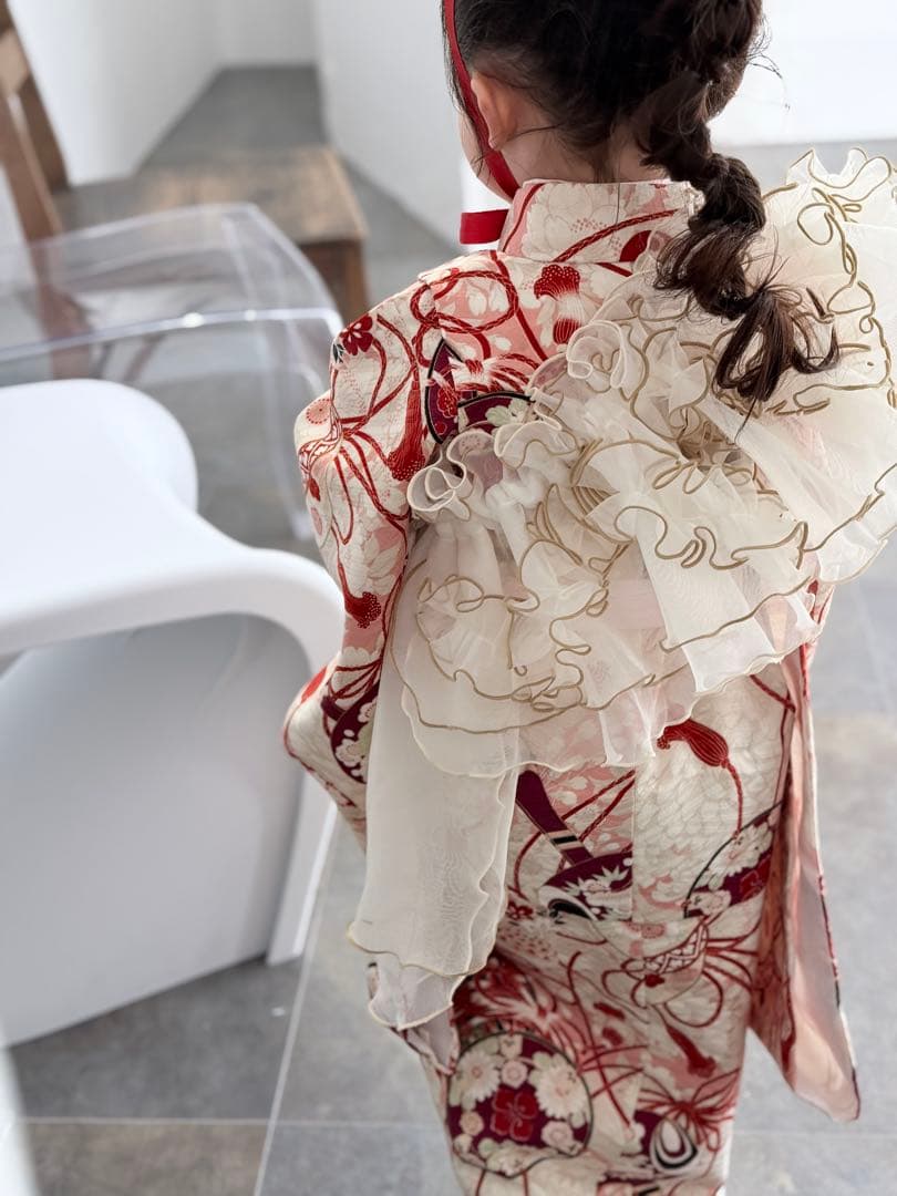 七五三 チュール被布