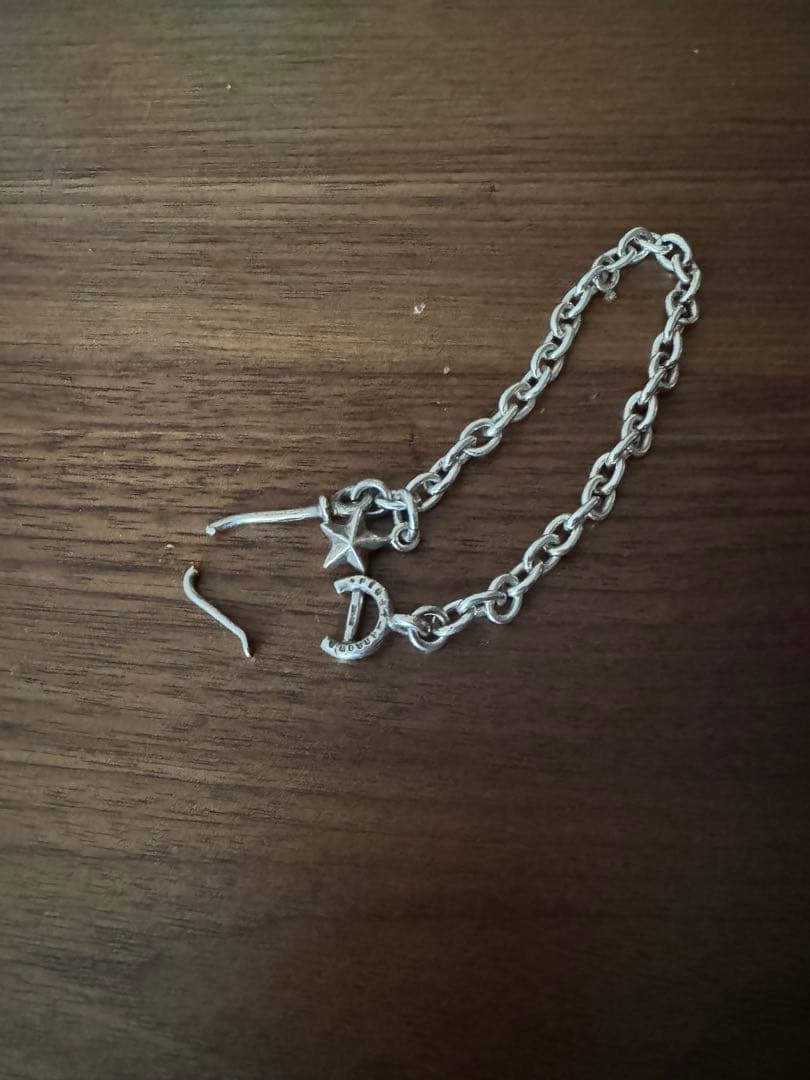 FIRST ARROWS ブレスレット ワンスター シルバーチェーン