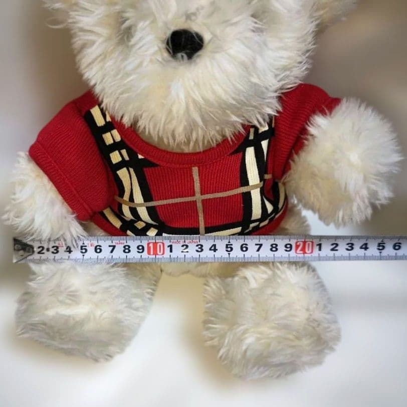 未使用　バーバリーテディベア専用箱付きアンティークノバチェック柄クマのぬいぐるみ