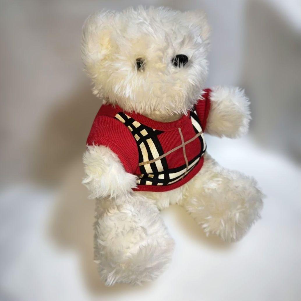 未使用　バーバリーテディベア専用箱付きアンティークノバチェック柄クマのぬいぐるみ