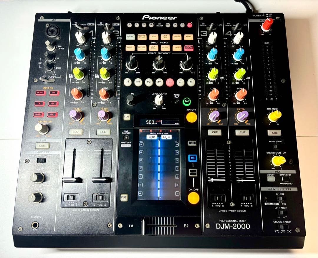 【Pioneer DJM-2000】パイオニアDJミキサー☆DJM-2000